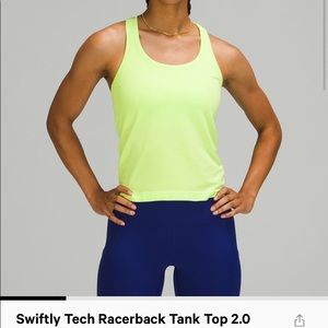 Lululemon Swiftly Tech Racerback Top in “Neo Mint”